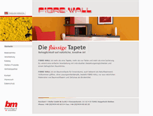 Tablet Screenshot of fibre-wall.de